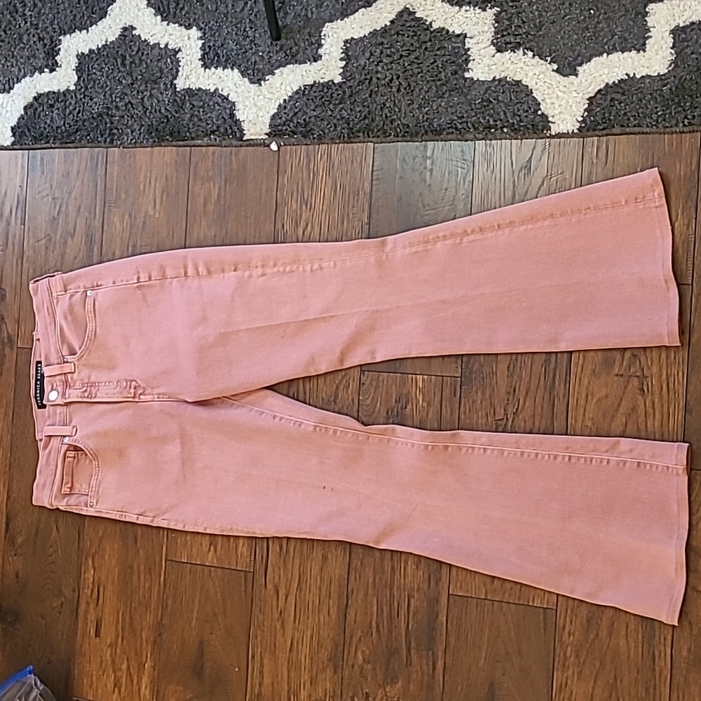 Veronica Beard Beverly skinny flair jeans Sz 10 30 waist pink wash  WJ115